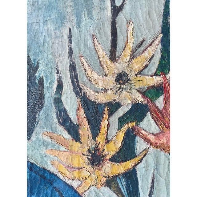 School of Paris Jean Berthier, Female Portrait, 1956, Oil on Canvas For Sale - Image 7 of 10