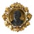 19th Century English Portrait Bronze Bust of Albert Prince Consort in Giltwood Frame For Sale
