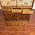Vintage Japanese Tansu Chest Stacking Cabinet With Fan Motif Sliding Doors For Sale - Image 11 of 18