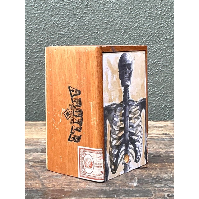 Vintage Original Mixed Media Sculpture Box For Sale - Image 9 of 12