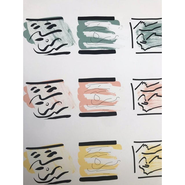 Contemporary Jessica Stockholder, Aspect Syllabary: Landscape, 2015, Lithograph For Sale - Image 3 of 4