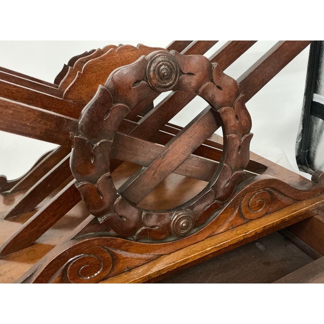 Early 19th Century Antique Regency Style Mahogany Canterbury Magasine Rack For Sale - Image 5 of 12