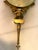 19thC French Neoclassical Bronze Gold Vanity Hand Mirror 1pc For Sale - Image 9 of 12