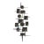 Mid-Century Brutalist Mixed Metal Wall Sculpture For Sale