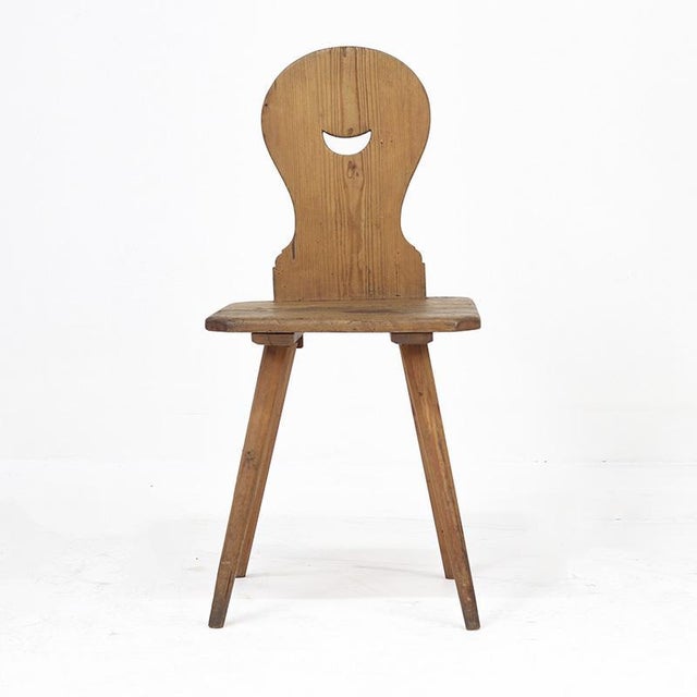 Rustic Farmhouse Primitive Wabi Sabi Mountain Chair For Sale - Image 5 of 9