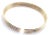 1980s Van Cleef & Arpels Yellow & White Gold Cuff Bangle Bracelet For Sale - Image 9 of 12