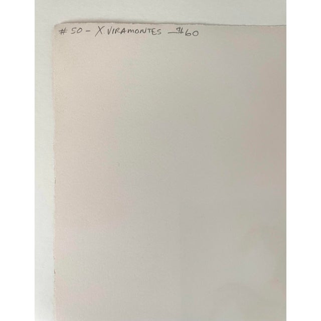 Printmaking Materials Xavier Miramontes Signed Dog Etching "The Christmas Special" Ev 2/30. Signed For Sale - Image 7 of 7