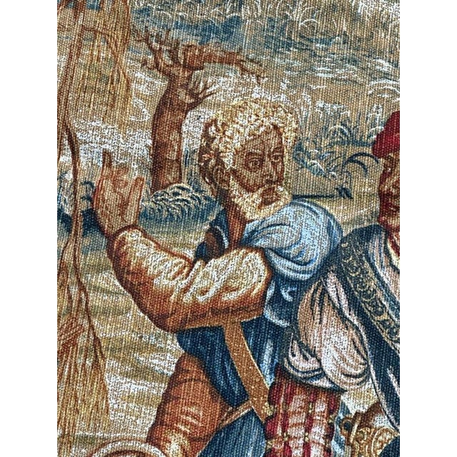 Vintage French Tapestry, 1970s For Sale - Image 11 of 18