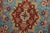 2000 - 2009 Qom Rug 2’7” X 4’2” Blue Wool Vintage Traditional Hand-Knotted Carpet For Sale - Image 5 of 10