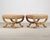 Neoclassical Pair of Michael Taylor Neoclassical Curule d'Orsay Ottoman Benches For Sale - Image 3 of 18
