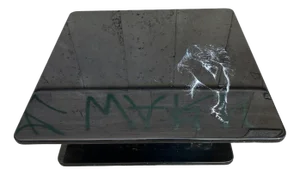 Black Coffee Table from Studio E. F. Viareggio, 1970s