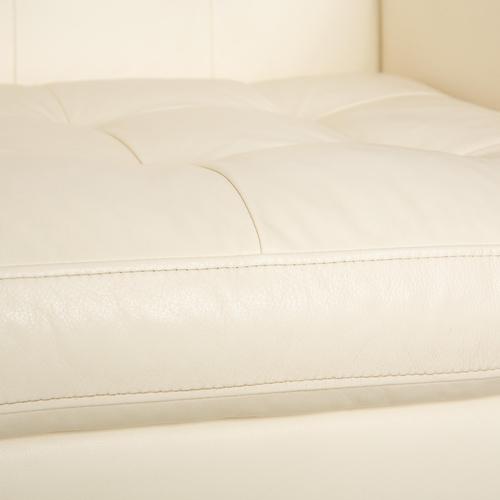 Modern Cream Leather 2-Seater Sofa from Machalke For Sale - Image 3 of 10