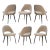 Saarinen Executive Armless Chair in Mohair & Ebonized Walnut by Eero Saarinen for Knoll, Set of 6 For Sale