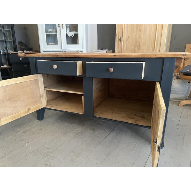 Large Brown and Grey Chest of Drawers For Sale - Image 10 of 16