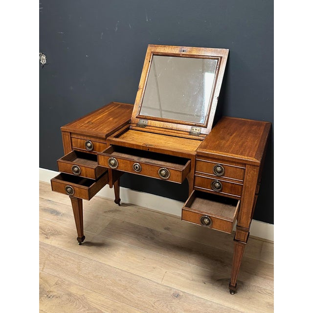 Antique Louis XVI Style Dressing Table For Sale - Image 10 of 15