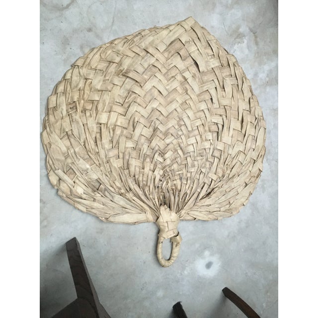 Palm Leaf Wall Mat, 1970s For Sale - Image 11 of 12