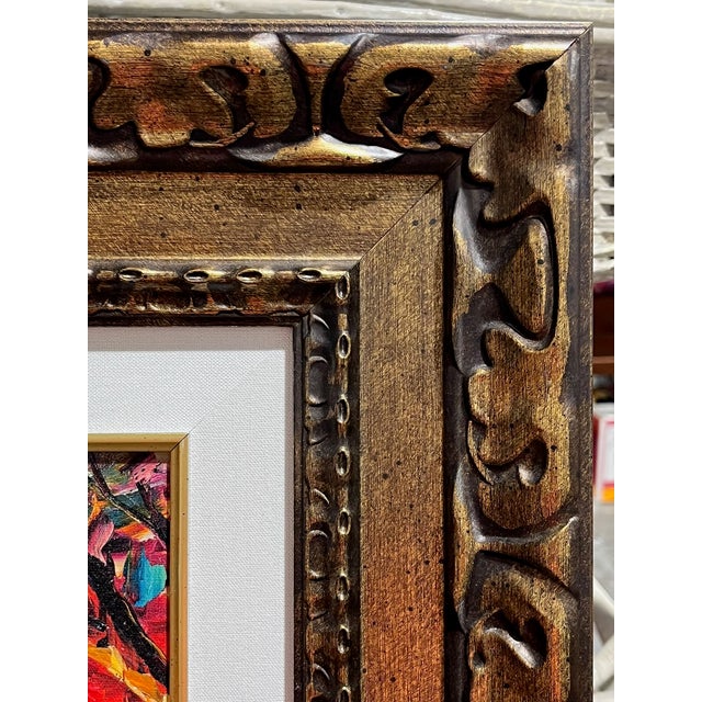 Early 21st Century Daniel Wall Enhanced Giclee Watery Street. Framed. For Sale - Image 5 of 7