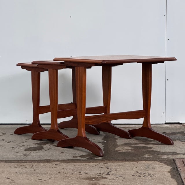 Vintage Nesting Tables, 1960s, Set of 3 For Sale - Image 9 of 13