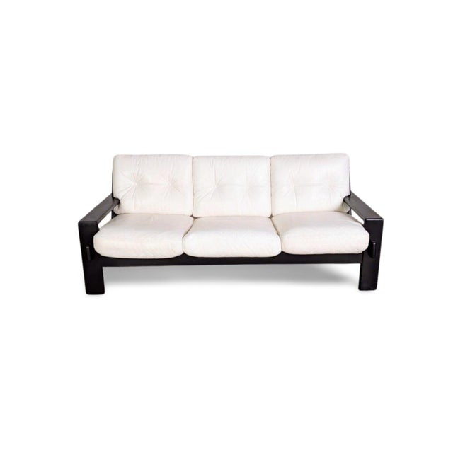 Three-Seater Sofa in Leather from Asko Finland For Sale - Image 12 of 12