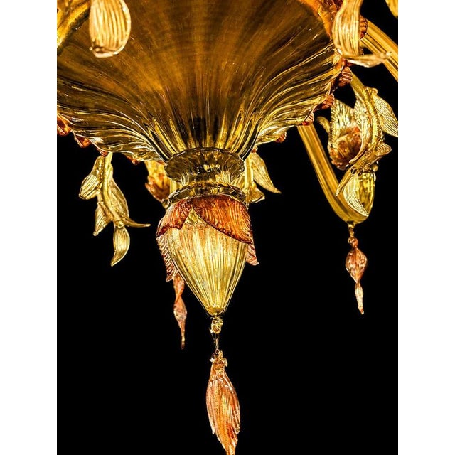 Murano Glass Chandelier, 1950s For Sale - Image 13 of 18
