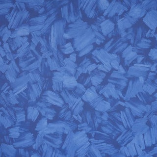 SAMPLE - Schumacher x Backdrop Atmos Wallpaper In Bright Blue For Sale