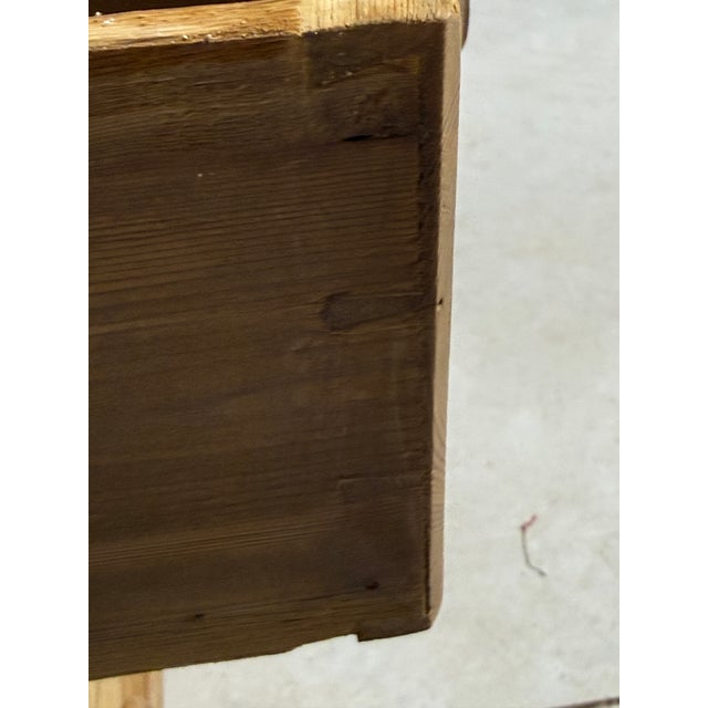 Antique Pine Sideboard With Drawers and Cupboard From England For Sale - Image 18 of 18