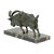 Antique Goat Sculpture in Bronze and Marble, 1920s For Sale - Image 11 of 18