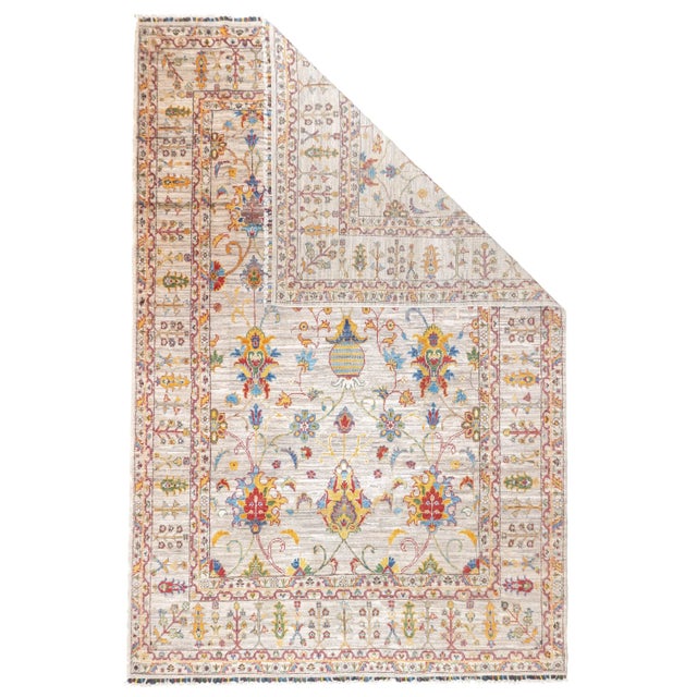 Contemporary Gabbeh Rug 6'5'' x 9'9''. Wool pile rugs, usually scatter formats, woven by the Qashghai tribes of SW Persia...