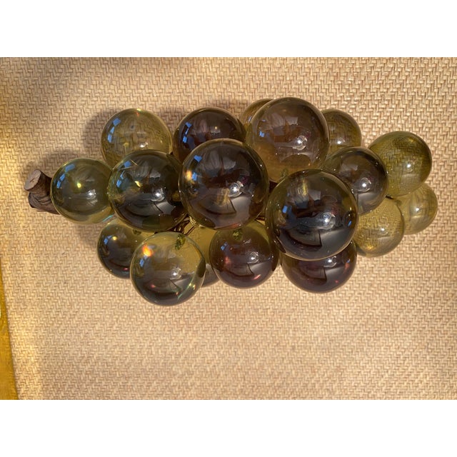 Green Mid Century Modern Green Lucite Grape Cluster For Sale - Image 8 of 13