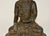 Brown Smiling Young Buddha Statue Bronze Antique For Sale - Image 8 of 13