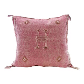 Moroccan Sabra Cactus Silk Pillow Cover For Sale