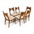 Mid-Century Modern Broyhill Saga Vintage Mid Century Modern Set of 6 Dining Chairs C. 1960s For Sale - Image 3 of 6