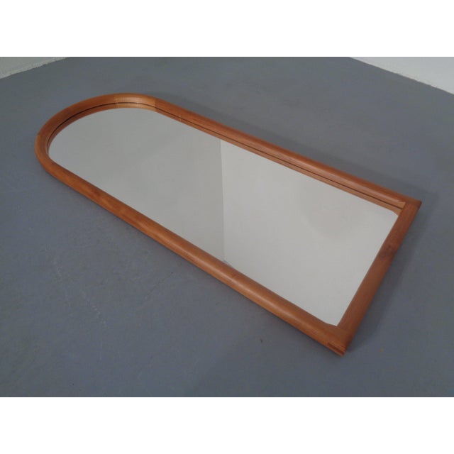Large Cathedral Teak Mirror by Kai Kristiansen for Vildbjerg Møbelfabrik, Denmark, 1960s For Sale - Image 9 of 14