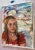 Wood "Anticipation", Original Oil Painting, Portrait of a Young Woman, Framed For Sale - Image 7 of 10