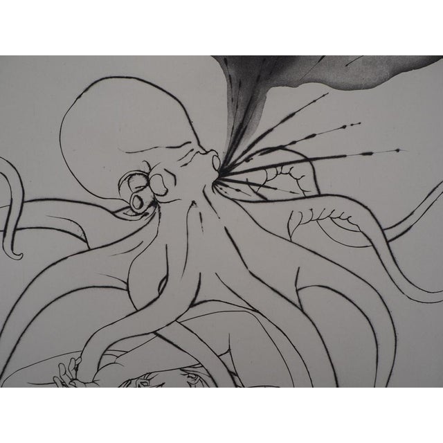 Pierre-Yves Tremois, Gorgote: Woman Captured by a Woman, Original Etching For Sale - Image 5 of 8