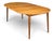 1960s Danish Modern Teak Expandable Oval Dining Table With Two Leaves For Sale - Image 4 of 13