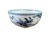 1950s Vintage Chinoiserie Porcelain Blue and White Rice Bowl W/ Rabbit For Sale - Image 5 of 8