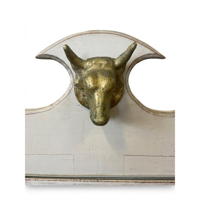 French Provincial Early 20th Century French Provincial Butcher's Block With Brass Details For Sale - Image 3 of 18
