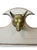 French Provincial Early 20th Century French Provincial Butcher's Block With Brass Details For Sale - Image 3 of 18
