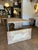 Wood Vintage Oak Trestle Dining Table For Sale - Image 7 of 10