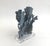 Natural Blue Coral specimen mounted on a polished acrylic base 6" x 2" x 1". Each piece is cleaned and trimmed from its...