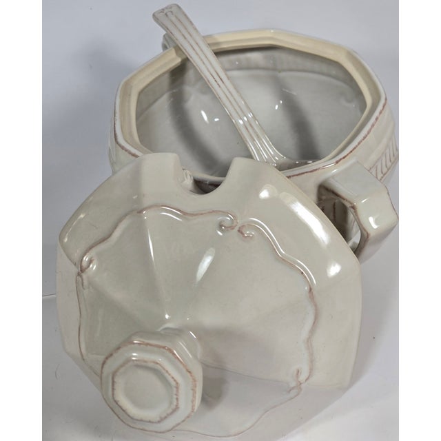 Black Vintage French Country Tureen For Sale - Image 8 of 15