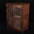 Wood Vintage Chinese Huali Rosewood Carved Two-Door Tabletop Cabinet With Drawers For Sale - Image 7 of 9