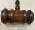 Huge Vintage Handmade Carved Turned Wooden Solid Wood Judge Auction Gavel Large For Sale In New York - Image 6 of 11