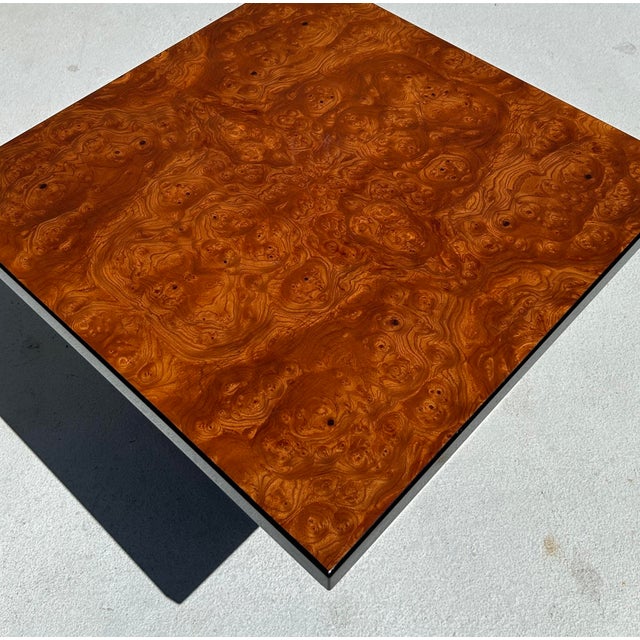 Burl Wood Coffee Table by Paul Michel for Roche Bobois, 1970s For Sale - Image 9 of 12