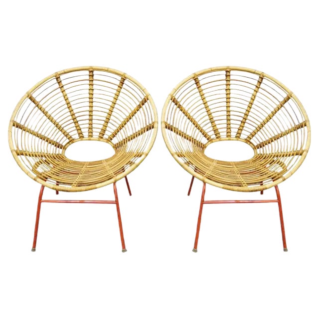 Bamboo Chair from Rohé Noordwolde, The Netherlands, 1950s For Sale