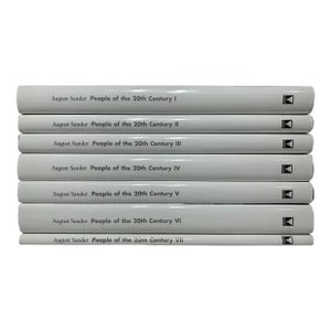 20th Century Illustrated Volume Set, August Sander's People of the 20th Century - 7 Books