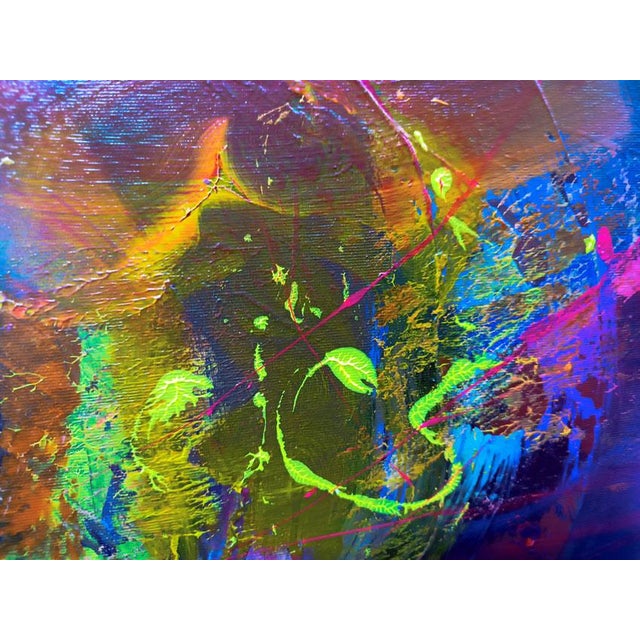 Early 21st Century Ovidiu Kloska, Secret Garden, Acrylic on Canvas For Sale - Image 5 of 12