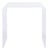Pryor Acrylic Side Table in Clear For Sale