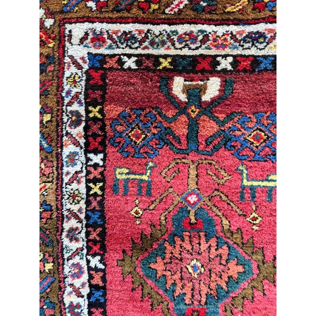 Antique Heriz Runner Rug in Wool, 1890s For Sale - Image 12 of 18